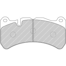 Plăcuțe de frână FERODO DS3.12 FRP3100G - F-RP3100G - FRP3100G - 3666618075266